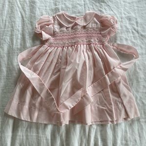 Smocked Giraffe Pink Short Sleeve • 18 months • Excellent Condition